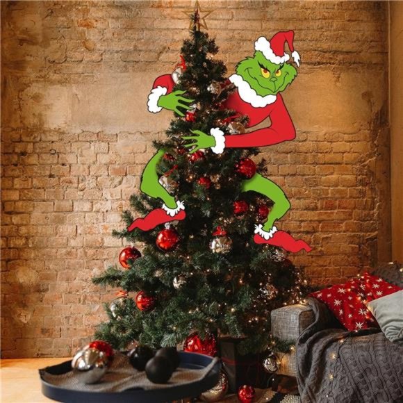 Funny Christmas Decorations for Tree  |  4pcs Xmas Tree Topper Christmas - Picture 7 of 7